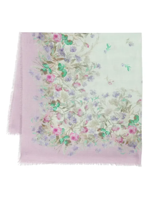 La DoubleJ mascada con estampado floral
