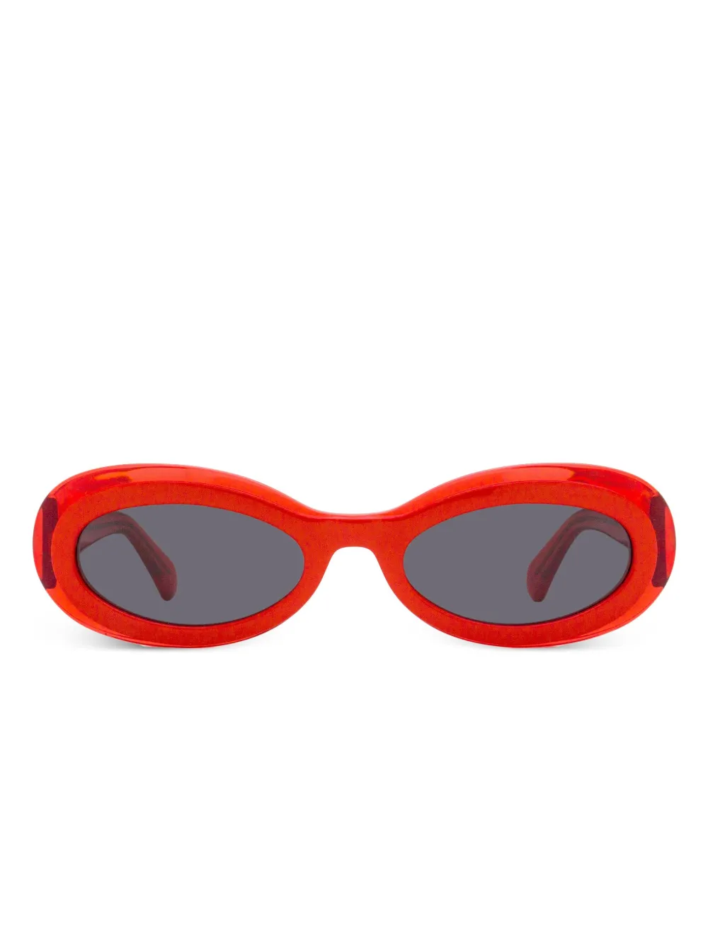 Ferragamo Eyewear oval-frame sunglasses Rood