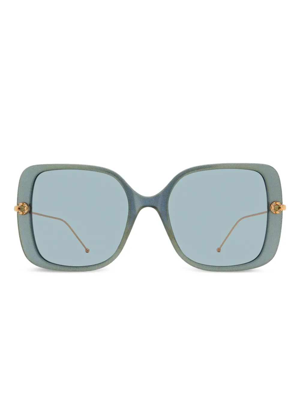 Pomellato Eyewear crystal-detail sunglasses - Blu