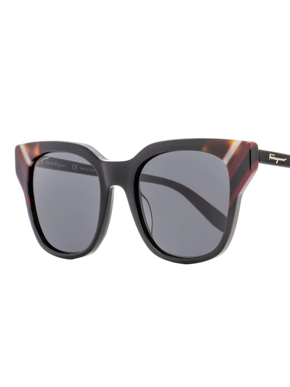 Ferragamo Eyewear square-frame sunglasses Zwart