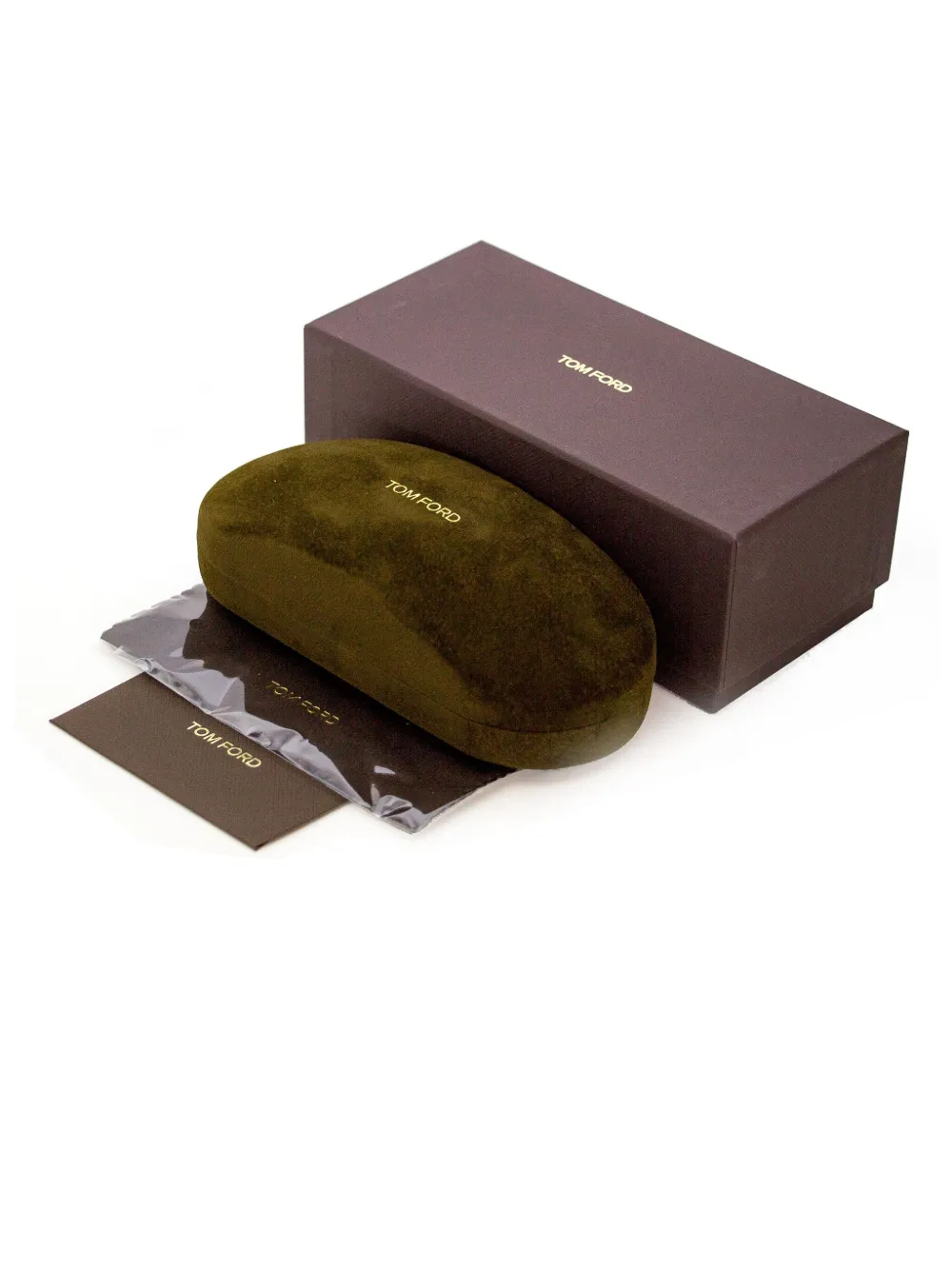 TOM FORD Eyewear Bril met vierkant montuur Bruin