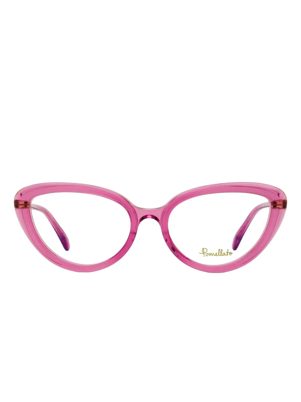 Pomellato Eyewear PM0112 cat-eye metal glasses - Rosa