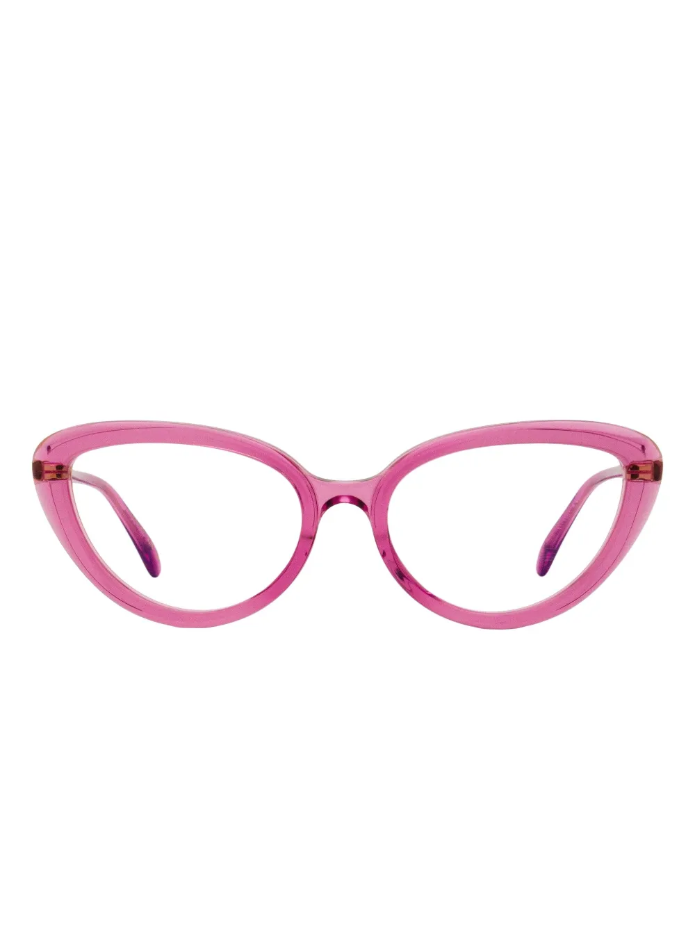Pomellato Eyewear lunettes de vue PM0112 à monture papillon | rose | Image 1