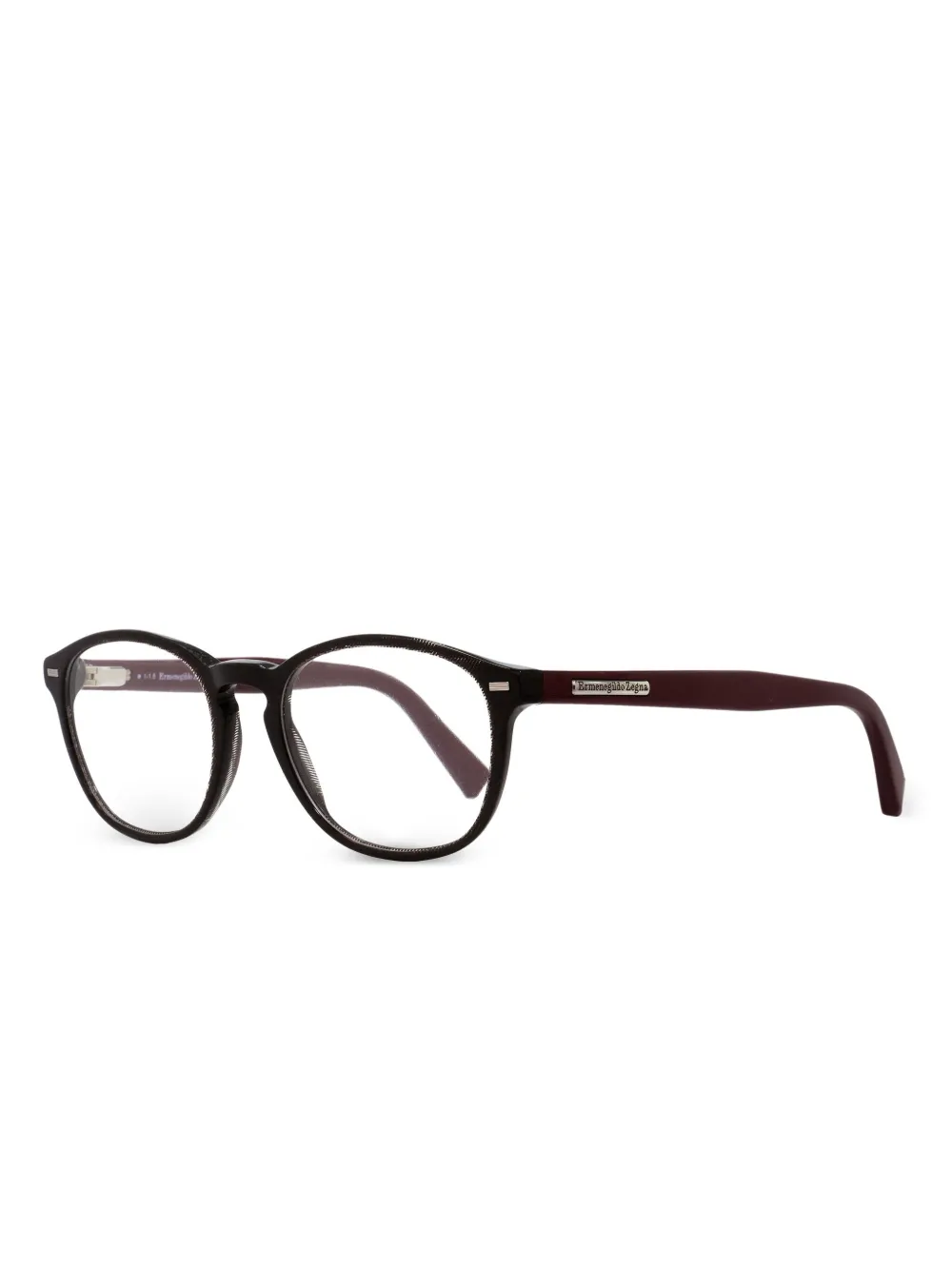 Zegna round-frame glasses Rood