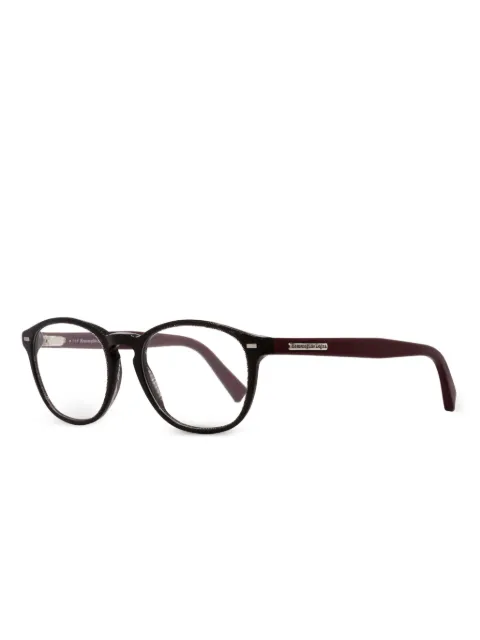 Zegna round-frame glasses