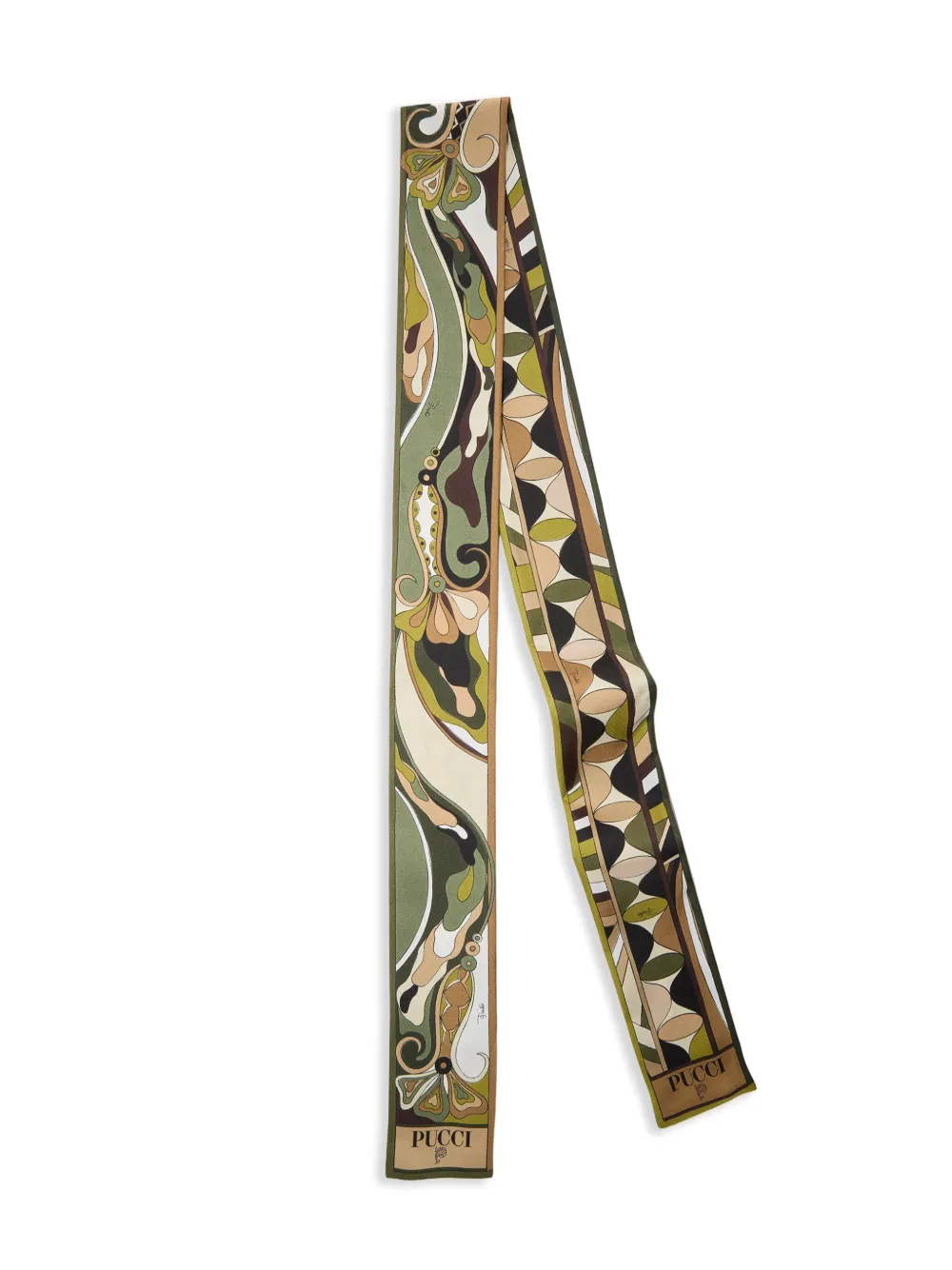 PUCCI - printed silk scarf - women