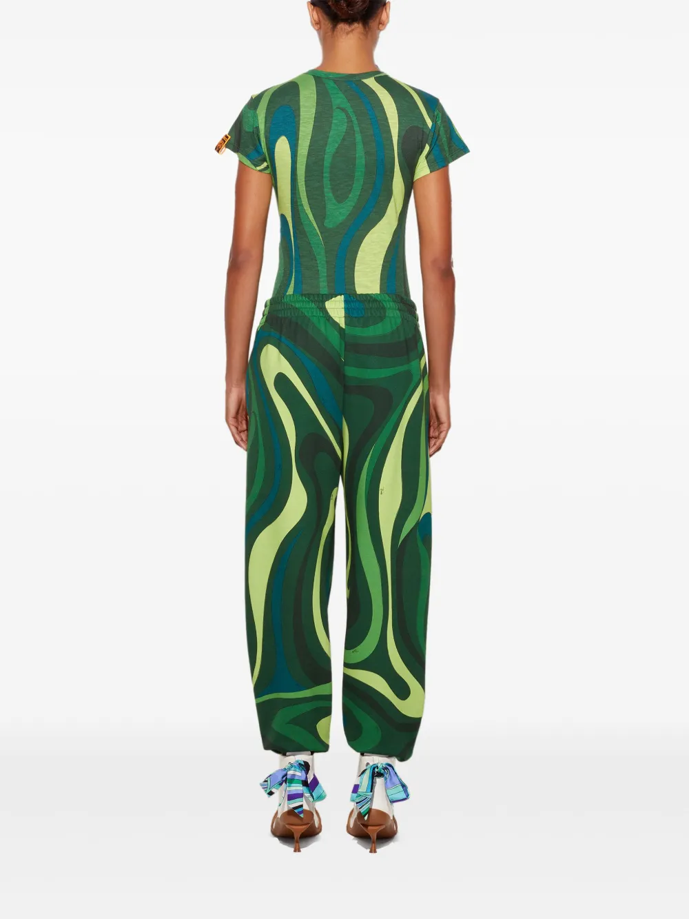 PUCCI Fleece trainingsbroek Groen