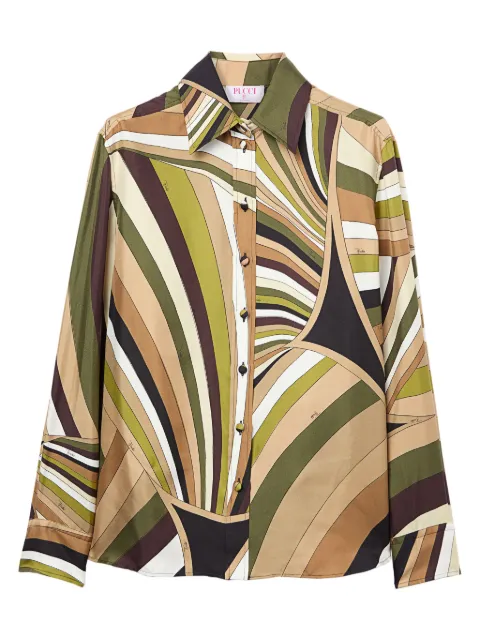 PUCCI camisa con estampado Marmo