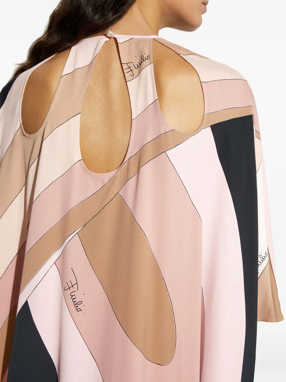 PUCCI Jurk met print Zwart