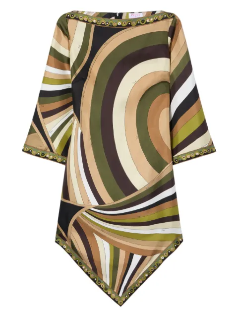PUCCI Iride-print silk dress 