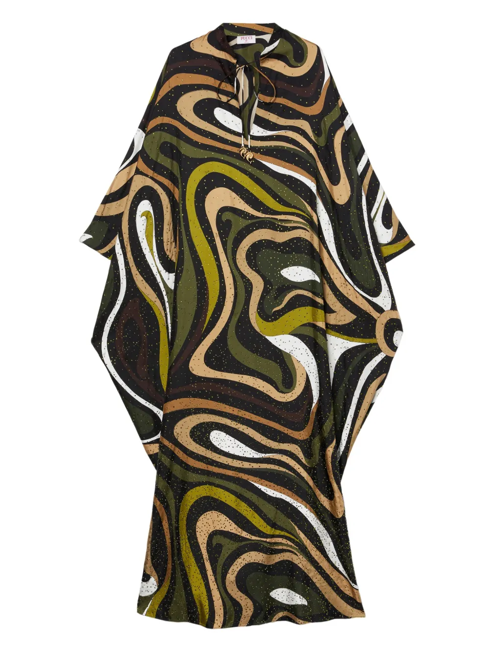 PUCCI Marmo-print maxi dress | Green | Image 1