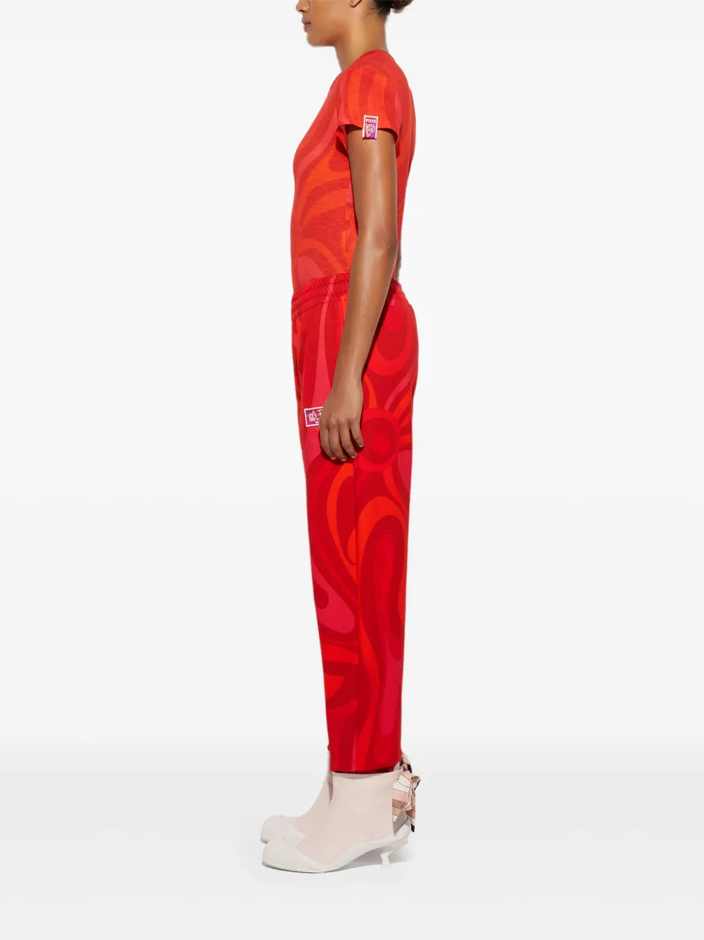 PUCCI Fleece trainingsbroek Rood