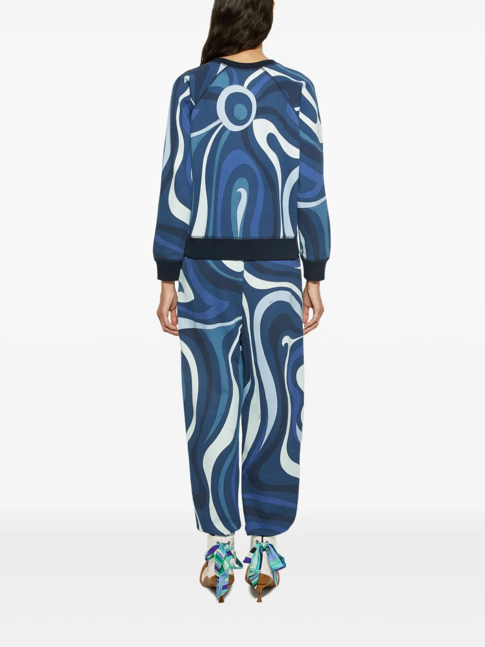 PUCCI Fleece trainingsbroek Blauw