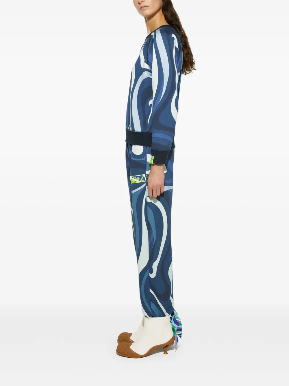 PUCCI Fleece trainingsbroek Blauw