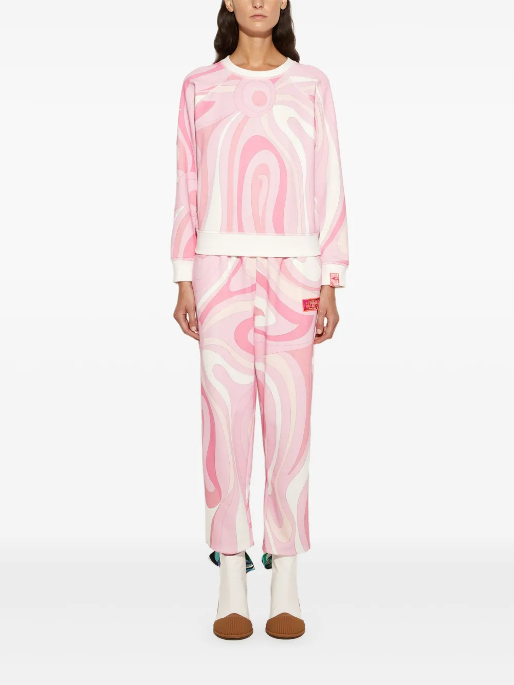 PUCCI Marmo-print fleece sweatshirt | Sweaters | Image 2