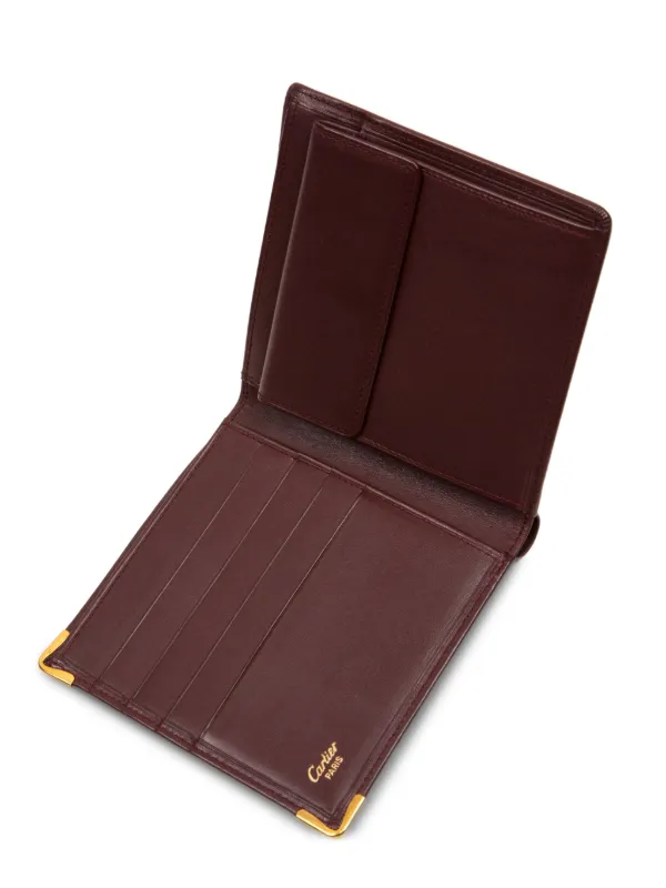 Cartier Cartera De Piel 1990 Rojo FARFETCH MX