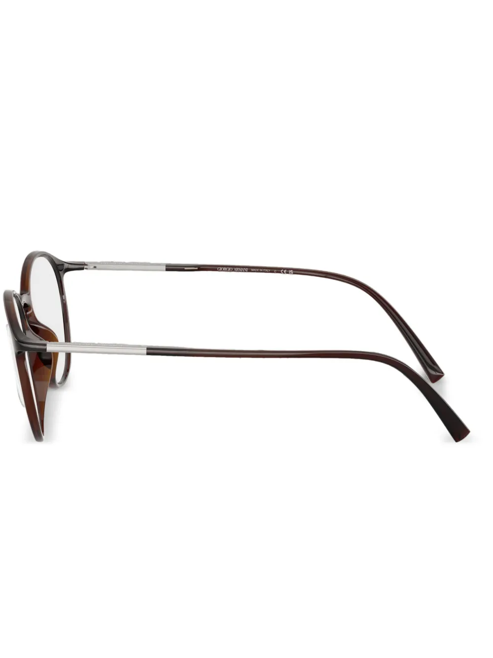 Giorgio Armani Bril met rond montuur Bruin