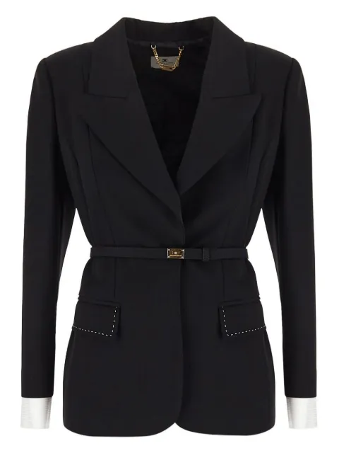 Elisabetta Franchi blazer con cinturón