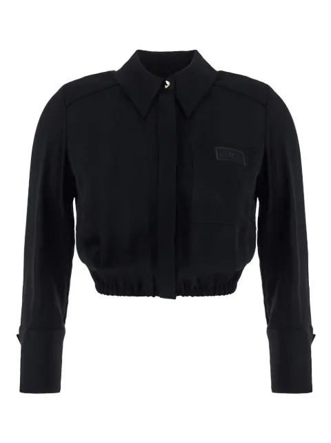 Elisabetta Franchi logo-embroidered shirt