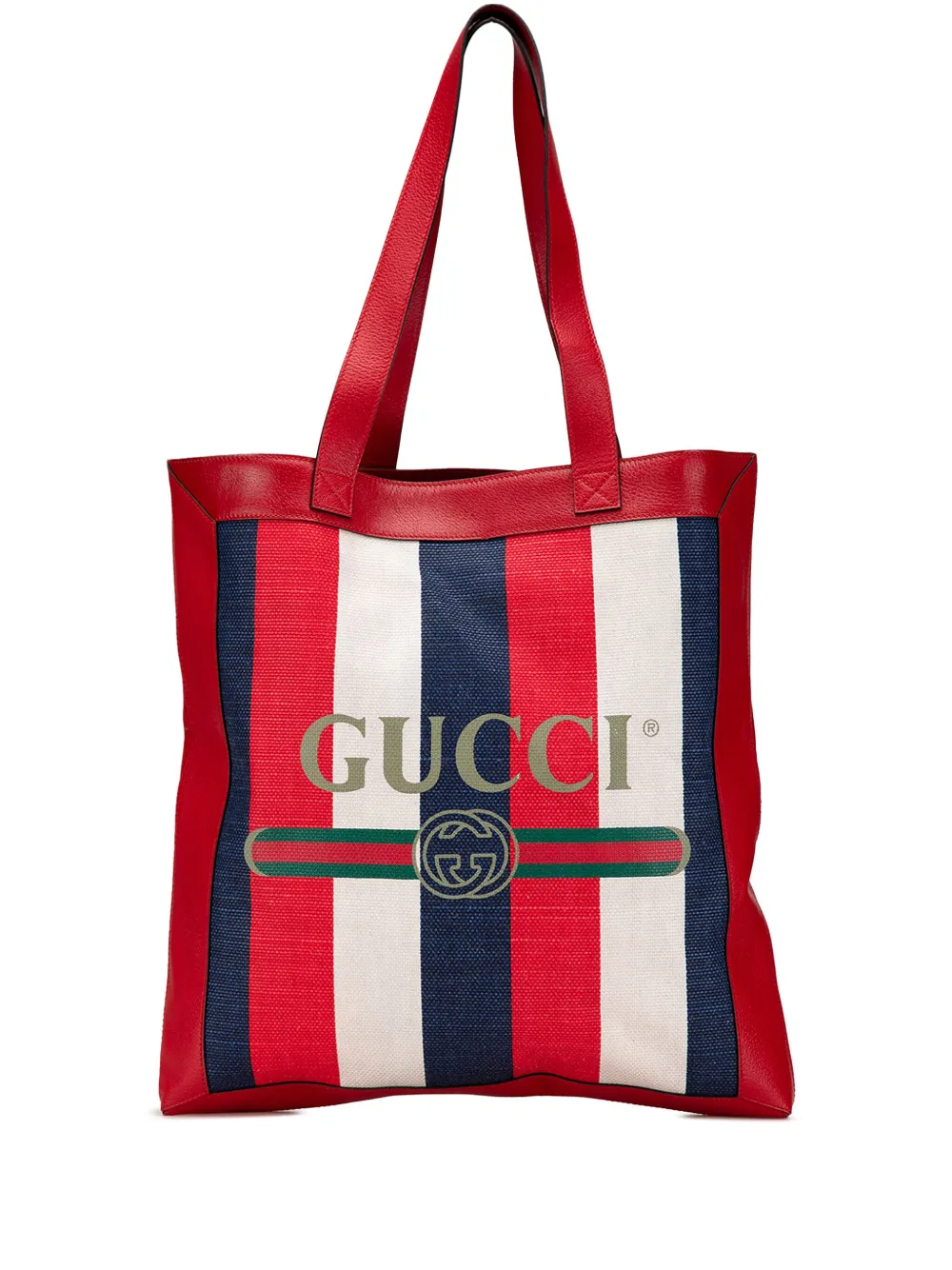 Gucci Pre-Owned tote Canvas Sylvie Baiadera 2000-2015 | rojo | Image 1