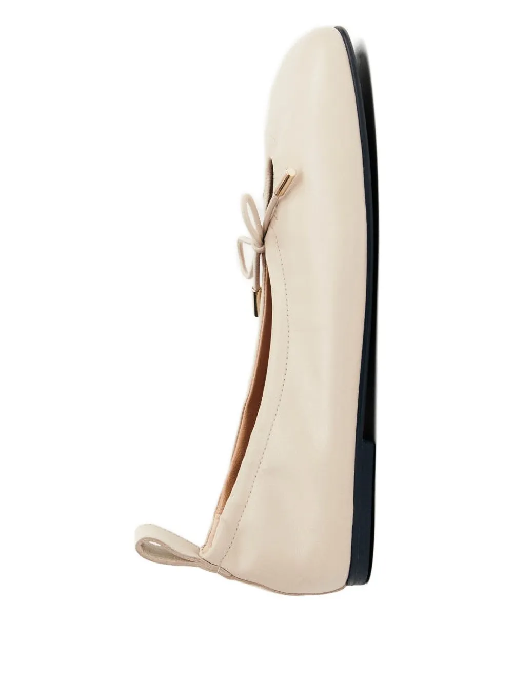Alohas Rosalind Leather Ballet Flats In Neutral