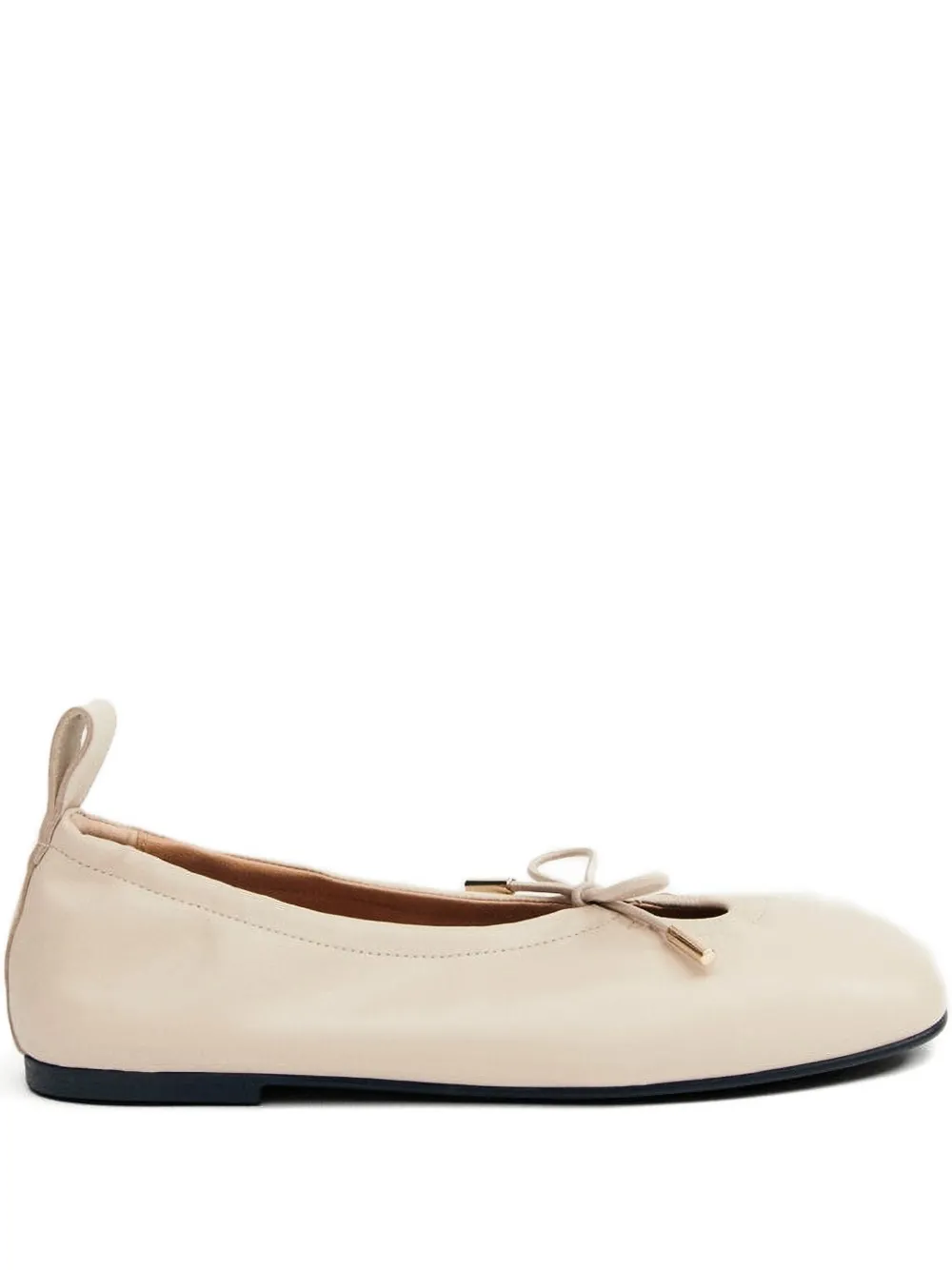 ALOHAS Rosalind leather ballet flats Beige