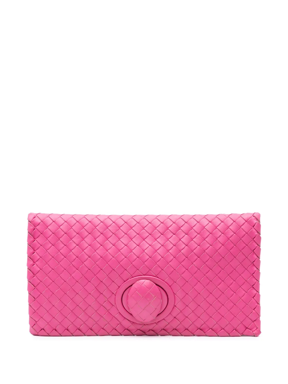 2012-2024 Nappa Intrecciato Turn Lock clutch bag