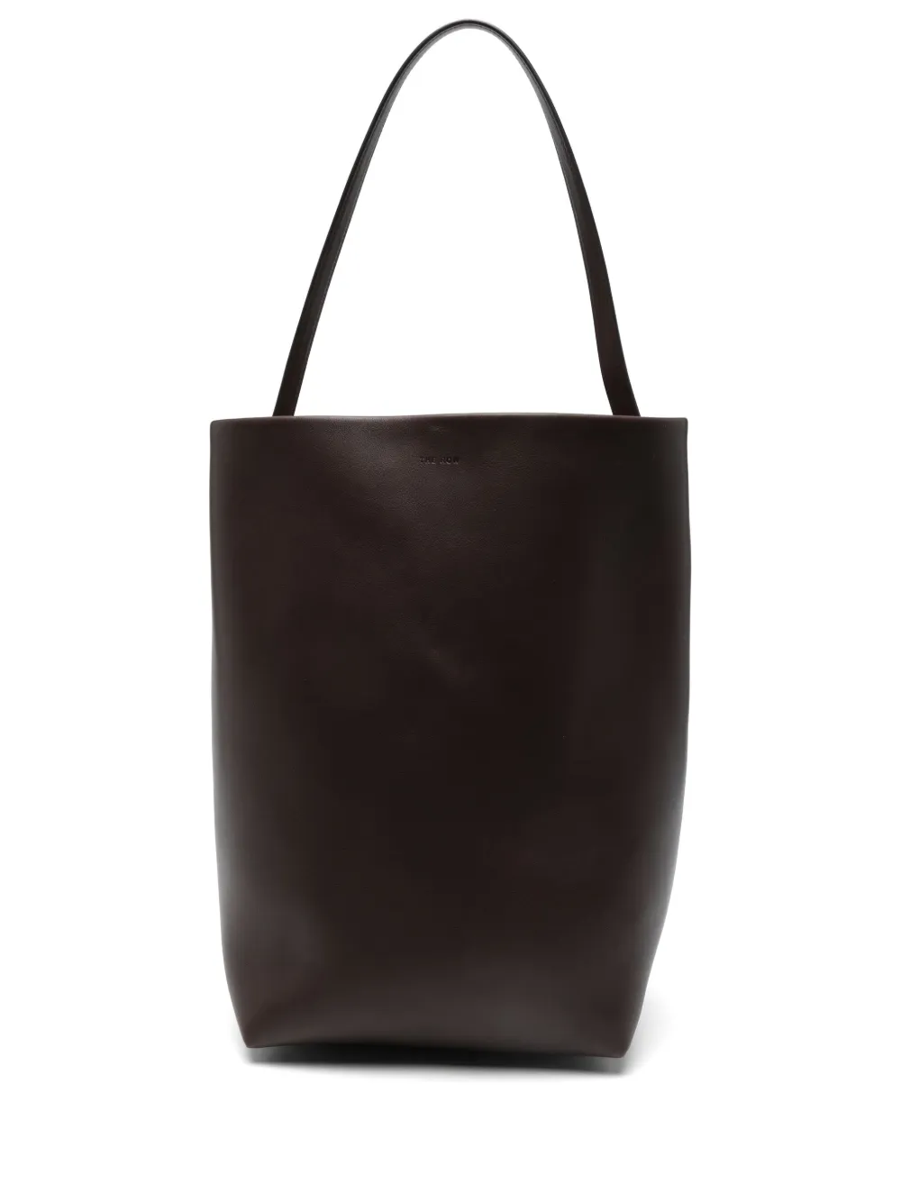 The Row Large Park Tote Bag In Brown