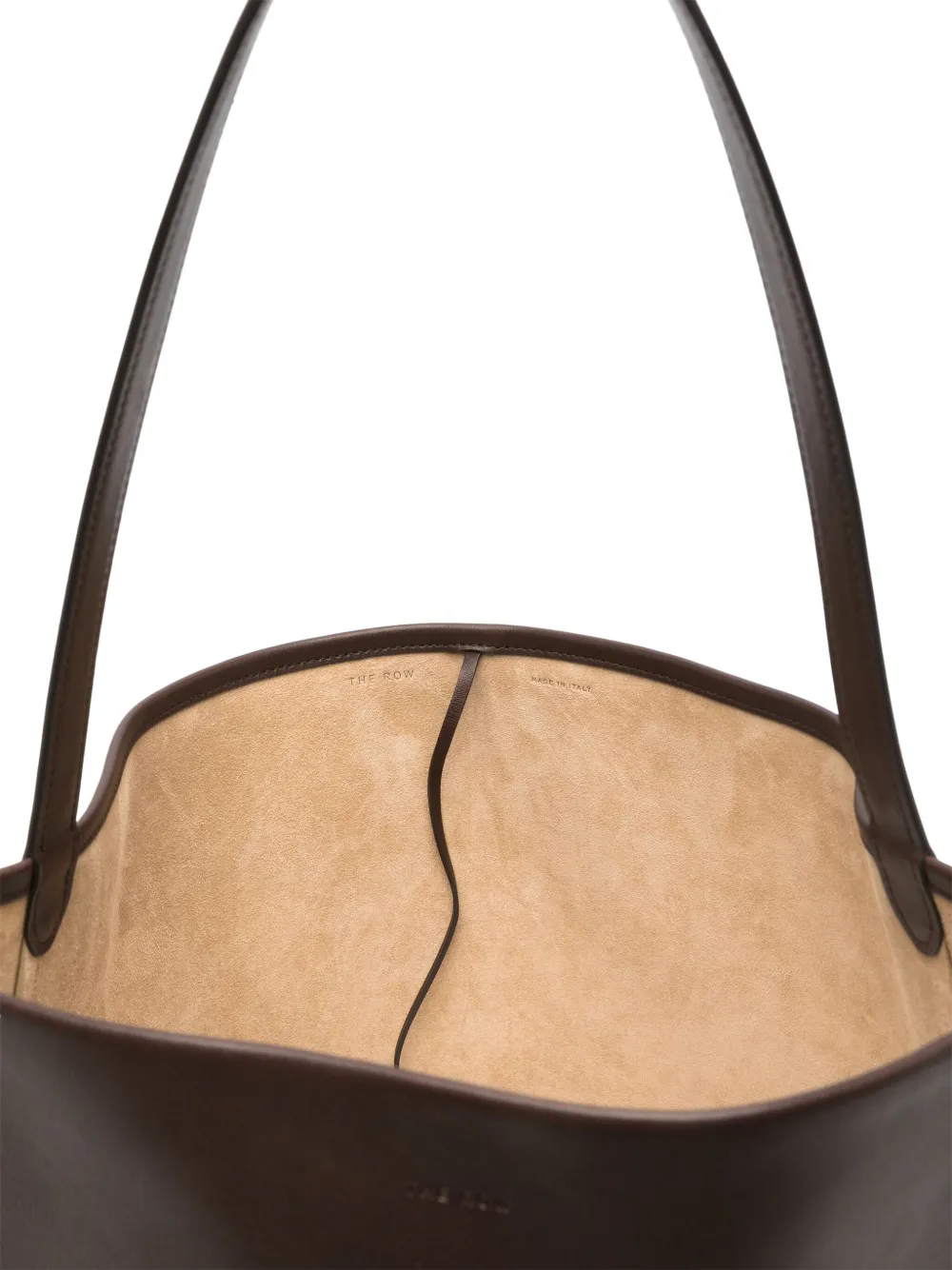 The Row Large Park Tote Bag In Brown