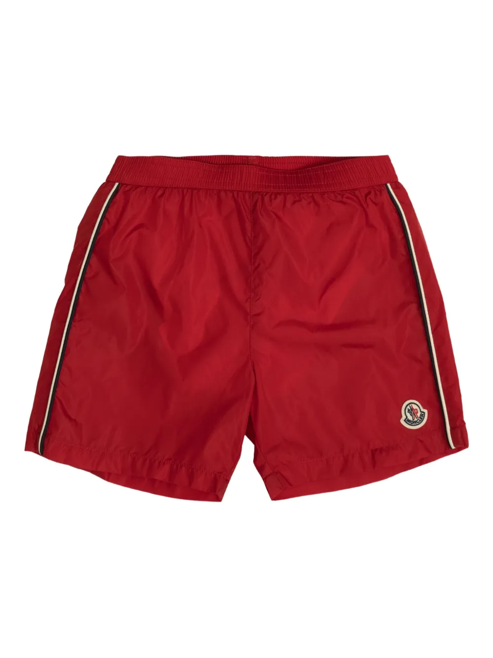 Moncler Enfant トランクス水着 - レッド Moncler Enfant トランクス水着 - レッド