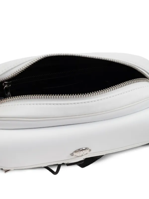 Moncler New Trick Water-Repellent Crossbody Bag | White