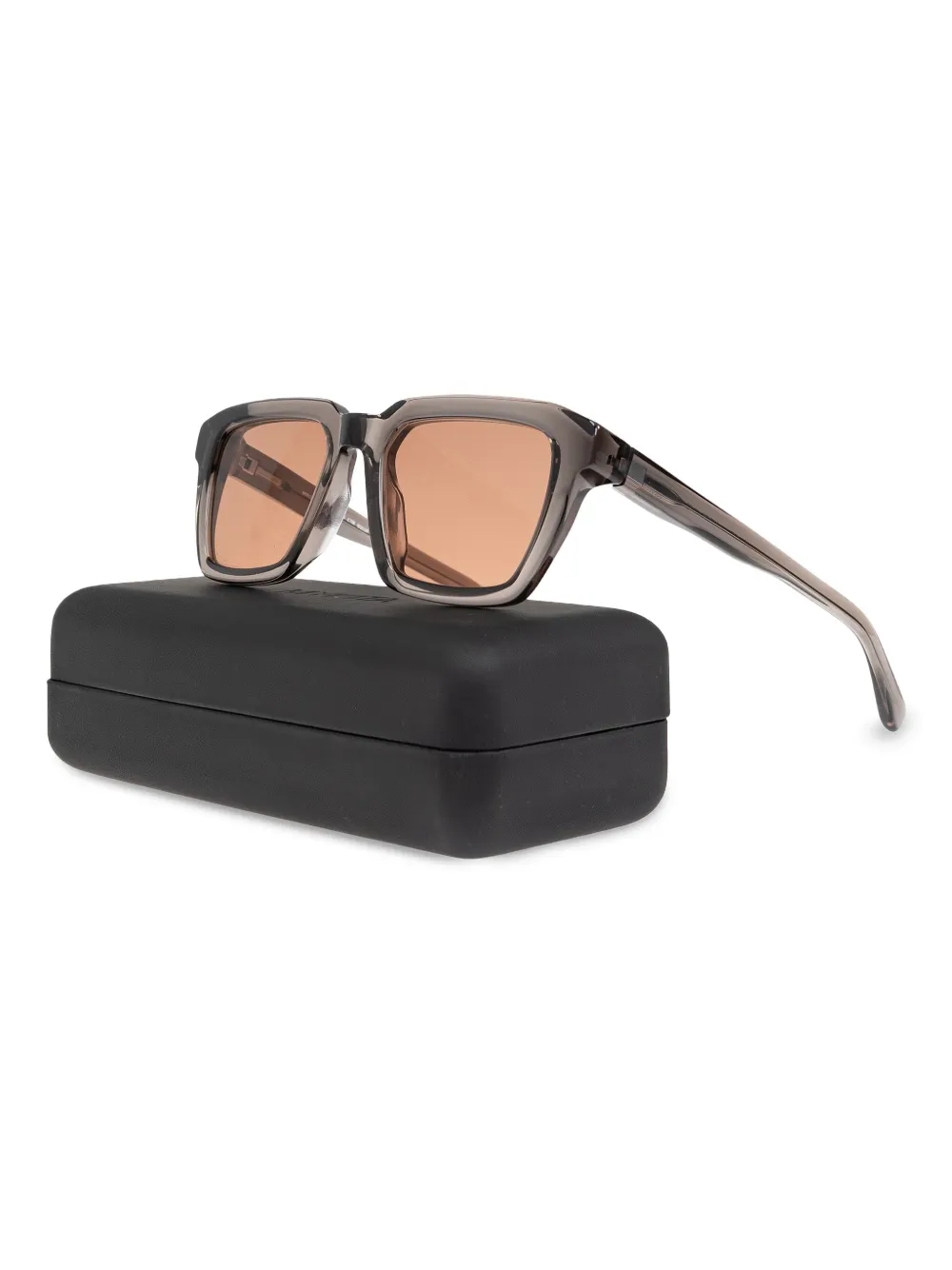 Mykita Zonnebril met vierkant montuur - Bruin