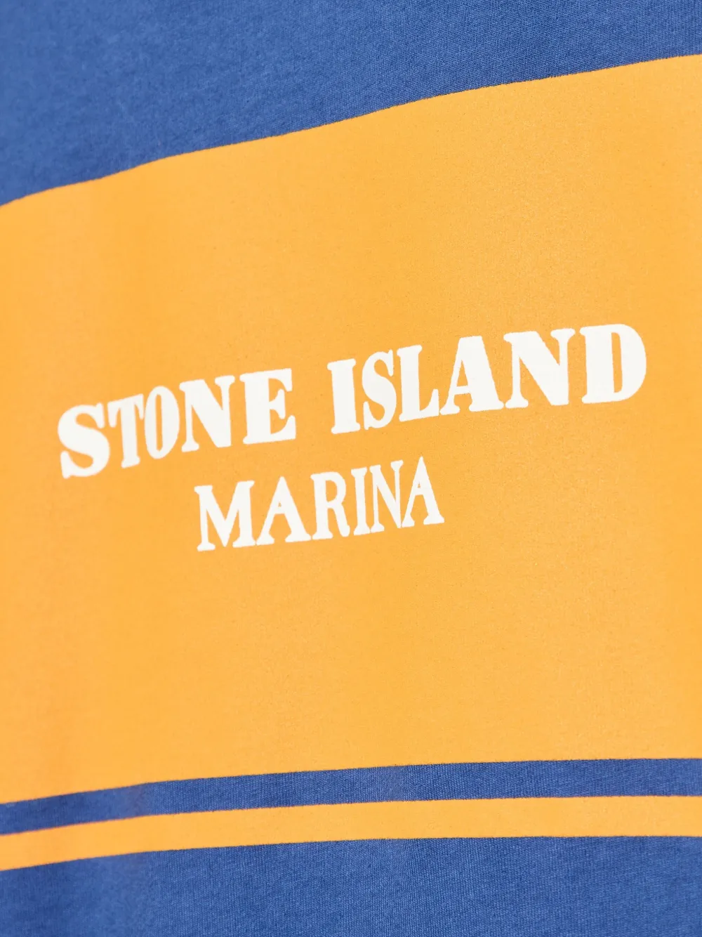 Stone Island Katoenen jersey T-shirt Blauw