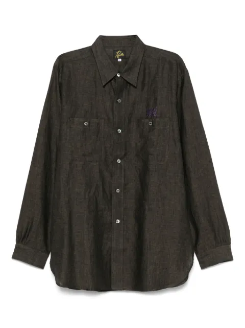 Needles camisa con logo bordado