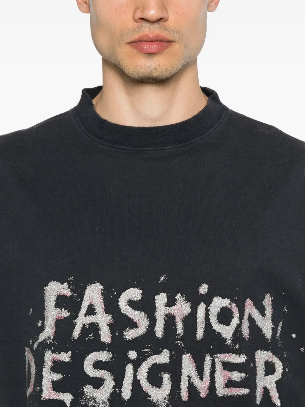 Balenciaga Fashion Designer T-shirt Zwart