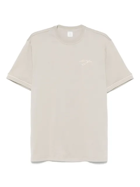 Eleventy embroidered-logo T-shirt