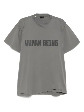 Balenciaga Human Being Tシャツ | グレー | FARFETCH JP