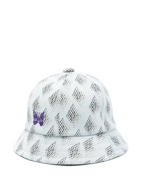 Needles embroidered-logo bucket hat