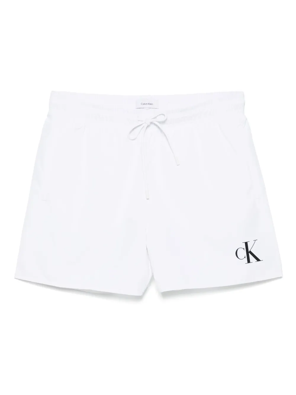 Calvin Klein Zwembroek met logoprint Wit
