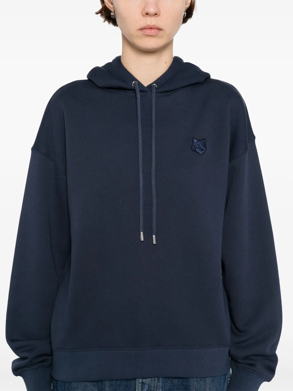 MAISON KITSUNÉ BOLD FOX HEAD PATCH HOODIE