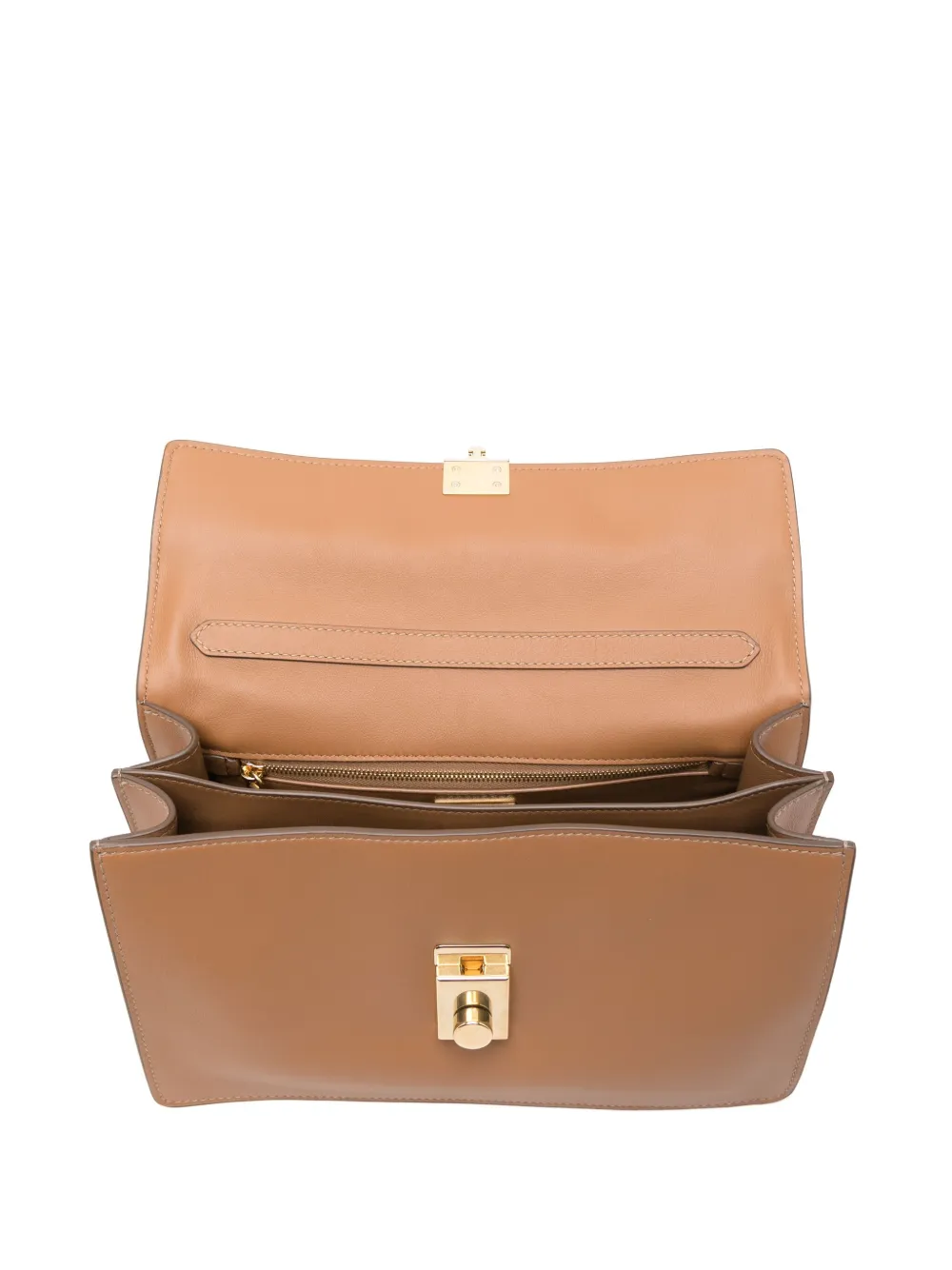 Prada Medium Soft Sound schoudertas Bruin