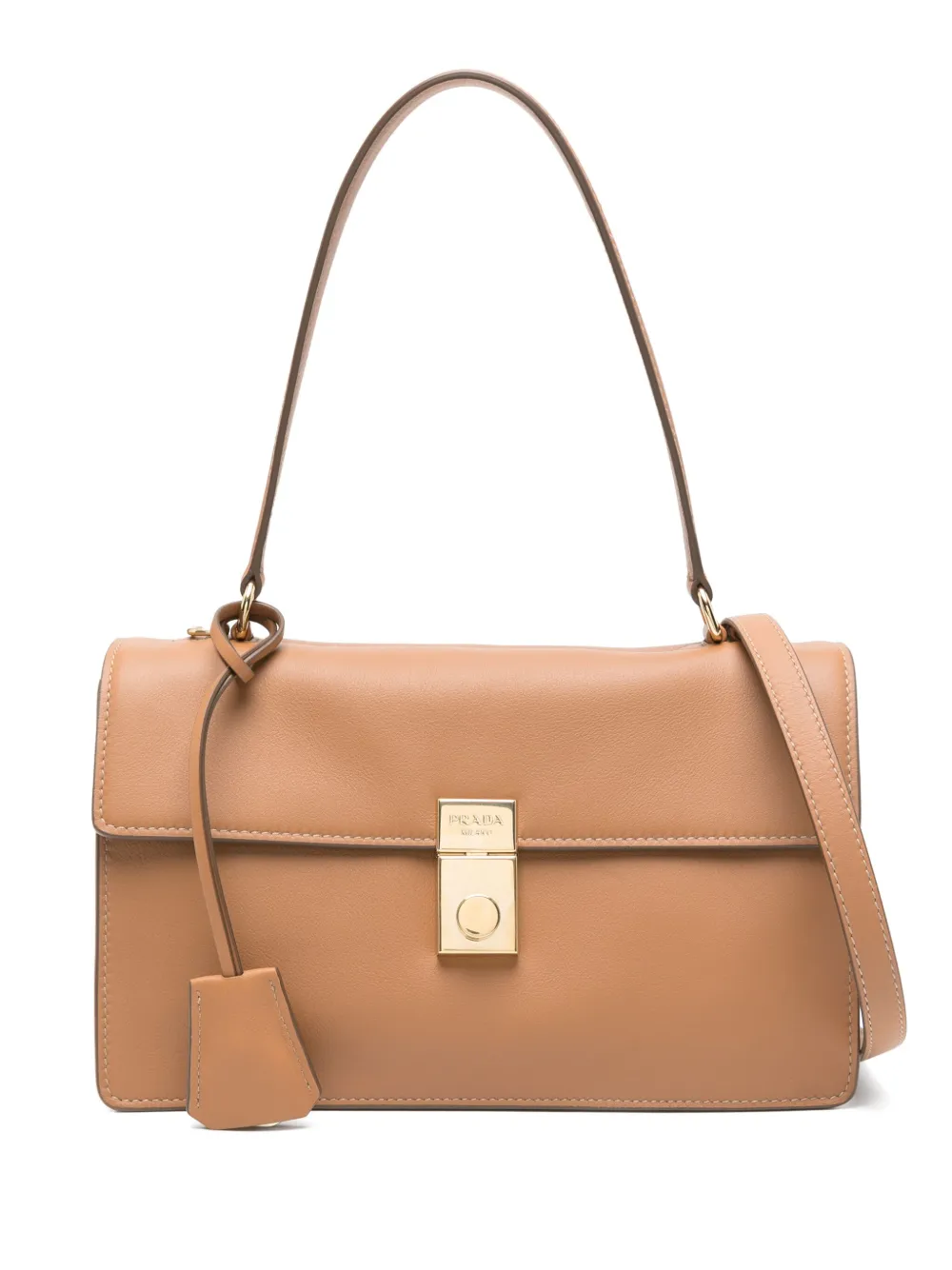 Prada Medium Soft Sound schoudertas Bruin