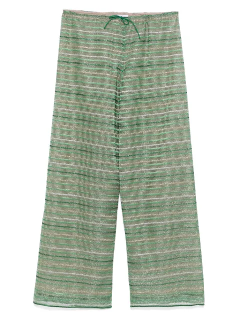 Oséree pantalones con rayas estampadas