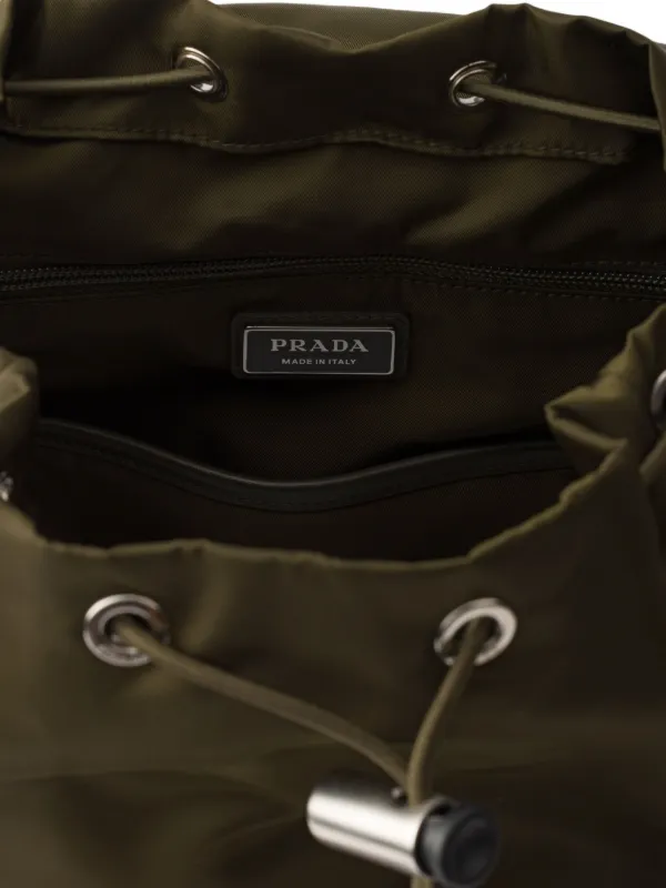 Prada technical-fabric Backpack | Green | FARFETCH