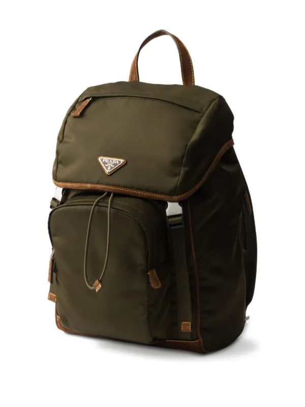 Prada technical-fabric Backpack | Green | FARFETCH