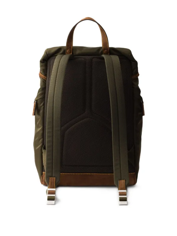 Prada technical-fabric Backpack | Green | FARFETCH