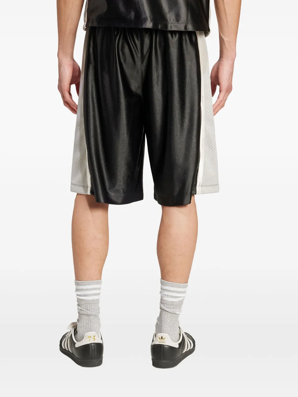 adidas Shorts met geborduurd logo Zwart