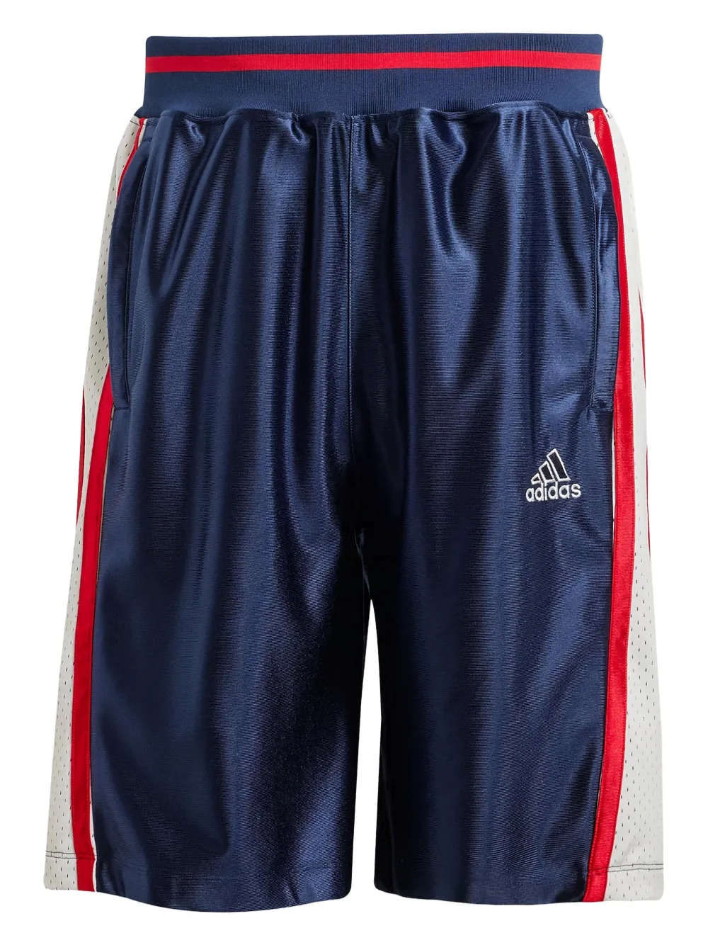 adidas Shorts met geborduurd logo Blauw