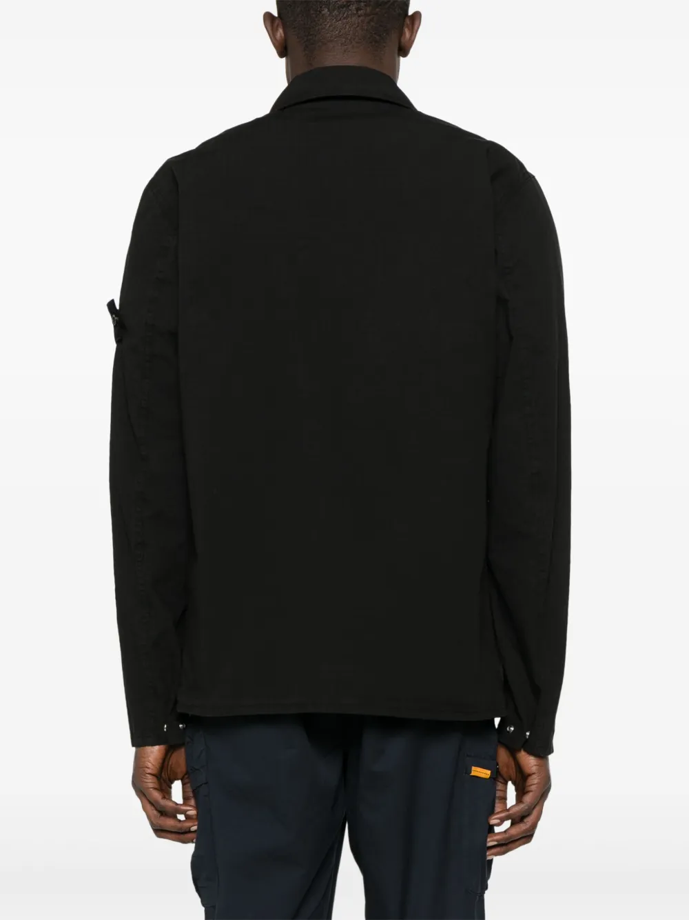 Stone Island Lichtgewicht jack Zwart