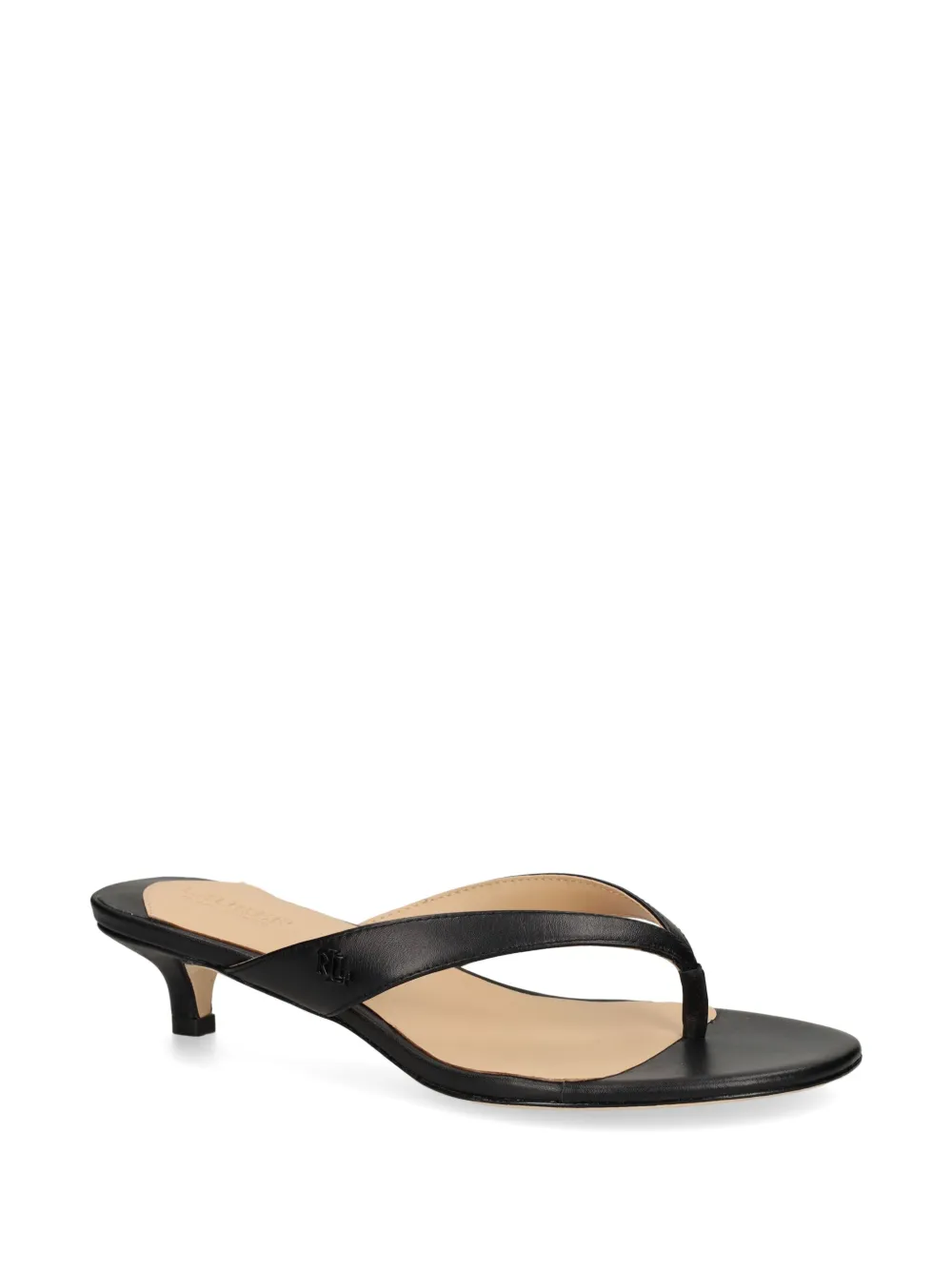Lauren Ralph Lauren 35mm thong-style sandals - Zwart